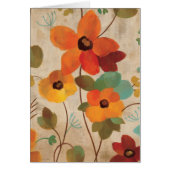 Colorful Flowers on an Off White Background (Front)