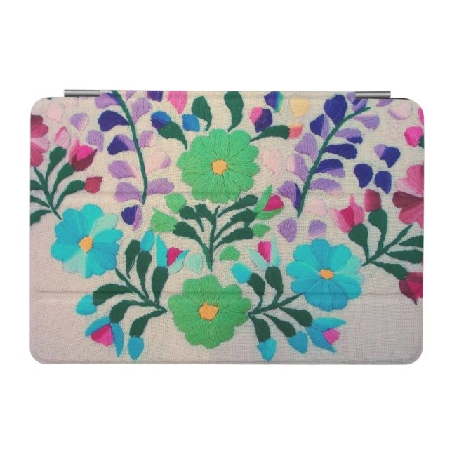 Colorful Flowers Pattern iPad Mini Cover (Horizontal)