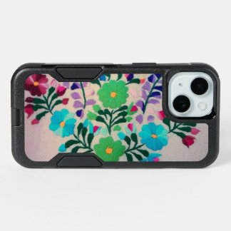 Colorful Flowers Pattern iPhone 15 Case
