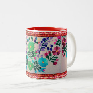 Colorful Flowers Pattern Mug