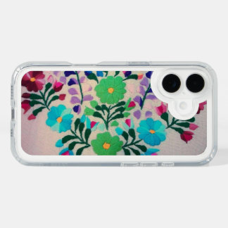 Colorful Flowers Pattern iPhone 16 Case