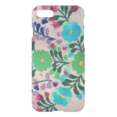 Colorful Flowers Pattern Iphone Se/8/7 Case