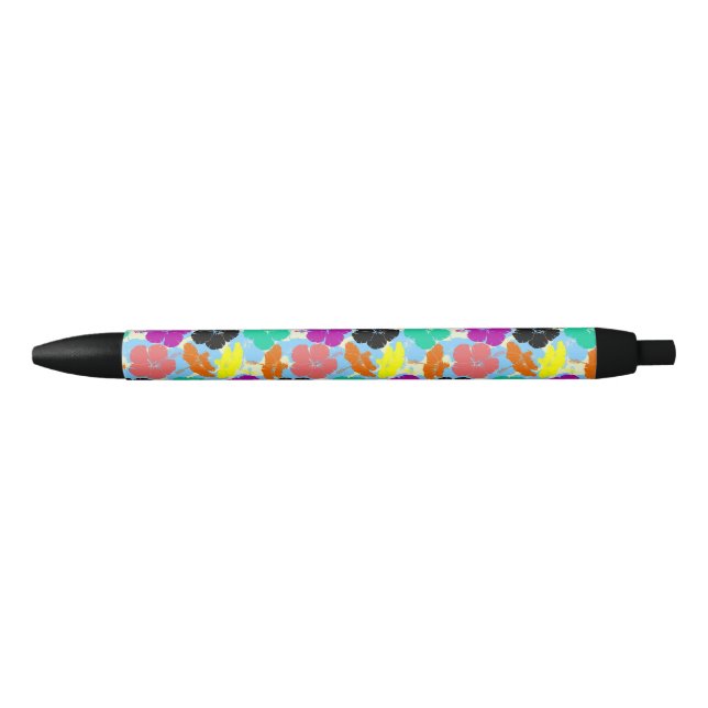 Colorful flowers patterns design pen (Front)