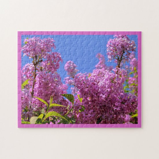 [Colorful Flowers] Pink Lilac Syringa Jigsaw Puzzle