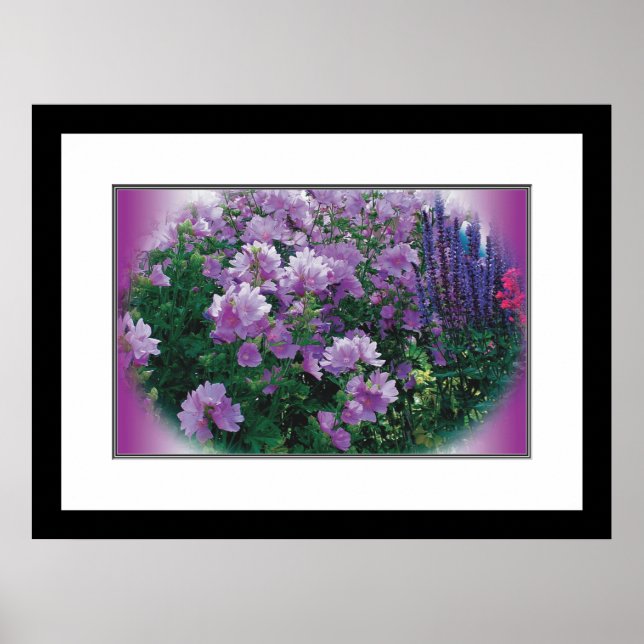 Colorful Flowers Poster (Front)