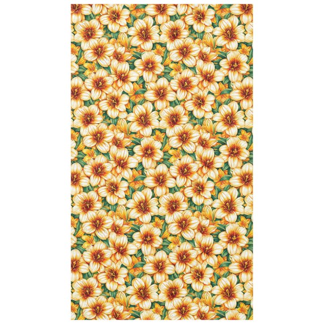 Colorful flowers tablecloth (Front)