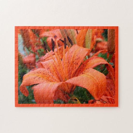 [Colorful Flowers] Tiger Lily Jigsaw Puzzle