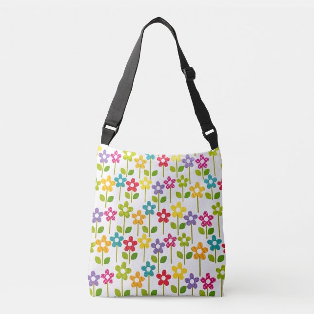 Colorful Flowers Tote (Front)