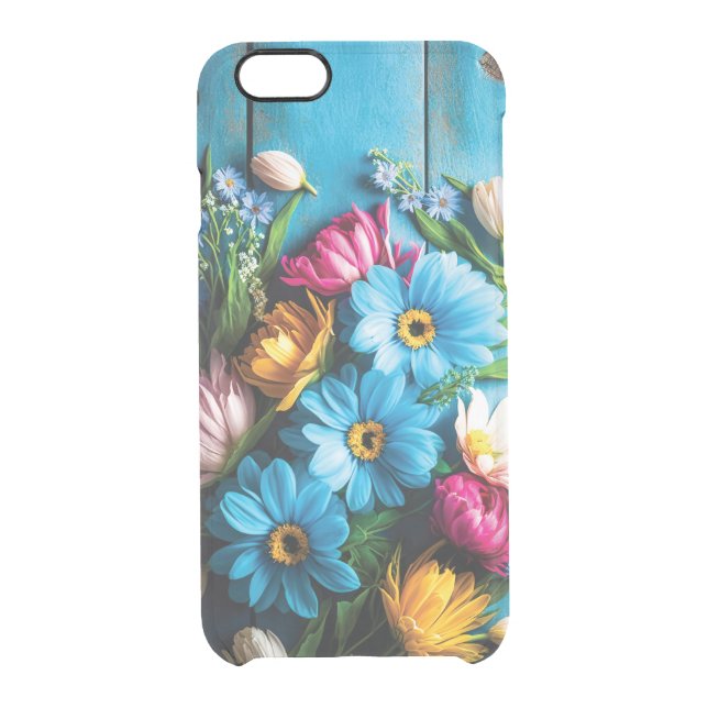 Colorful Flowers Uncommon iPhone Case (Back)