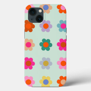 Colorful Flowers Vintage Floral iPhone 13 Case