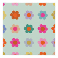 Colorful Flowers Vintage Floral