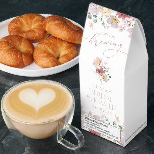 Colorful Flowers, Wildflowers, Boho, Bridal Shower Roasted Coffee