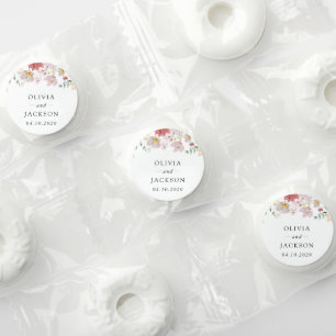 Colorful Flowers, Wildflowers, Boho, Wedding Life Saver® Mints