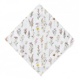 Colorful Flowers, Wildflowers, Garden Flowers Bandana