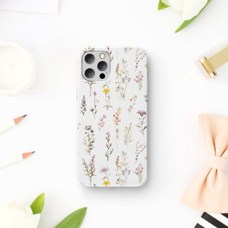Colorful Flowers, Wildflowers, Garden Flowers iPhone 11 Case