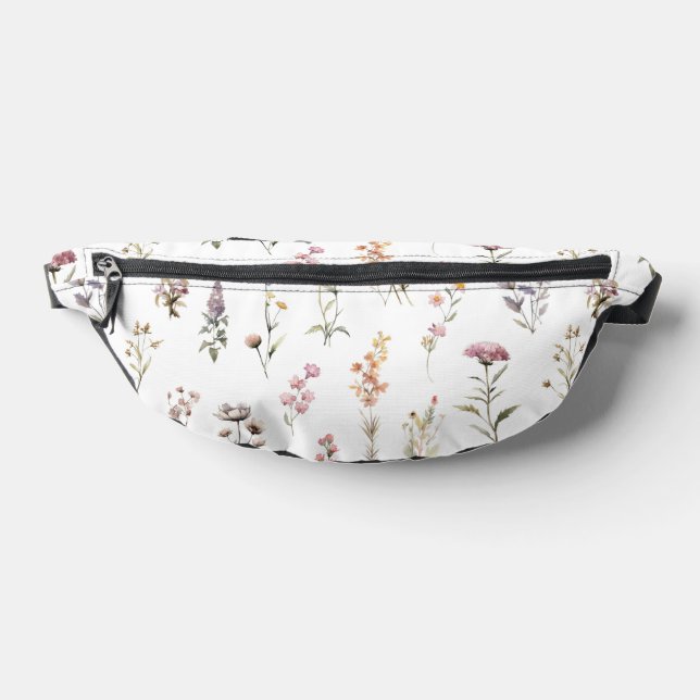 Colorful Flowers, Wildflowers, Garden Flowers Fanny Pack (Lay Down)