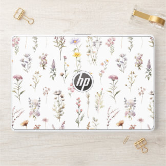 Colorful Flowers, Wildflowers, Garden Flowers HP Laptop Skin
