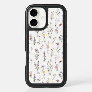 Colorful Flowers, Wildflowers, Garden Flowers iPhone 16 Case