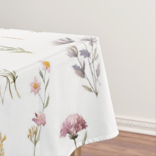 Colorful Flowers, Wildflowers, Garden Flowers Tablecloth
