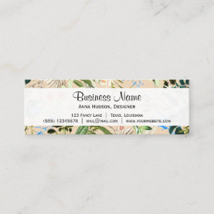 Colorful Flowers, Wildflowers, Orchid, Flower Shop Mini Business Card