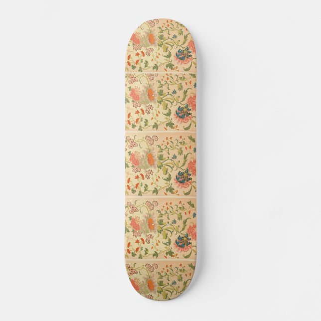 Colorful Flowers Wonderland Skateboard (Front)