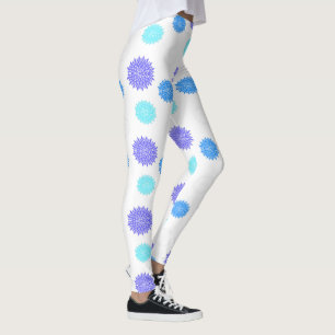 Colorful Flowers Yoga Leggings