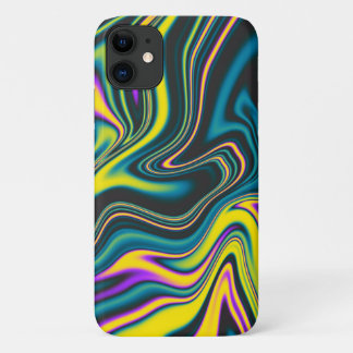 Colorful, fluid, and swirl iPhone 11 Case
