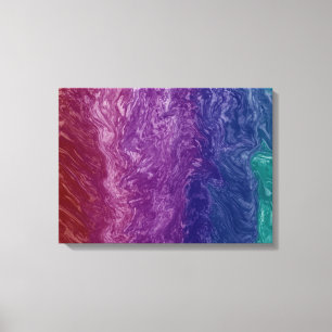 Colorful Fluid Art Canvas Print