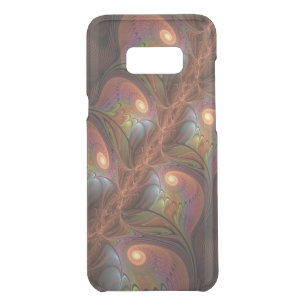 Colorful Fluorescent Abstract Trippy Brown Fractal Uncommon Samsung Galaxy S8+ Case