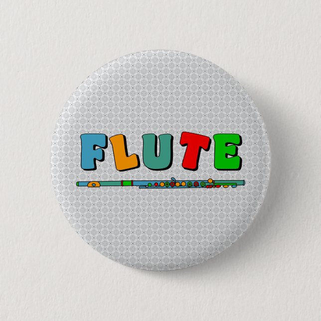 Colorful Flute Button (Front)