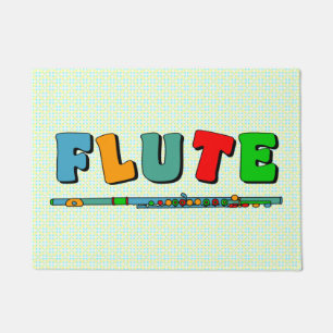 Colorful Flute Doormat