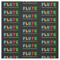 Colorful Flute Fabric