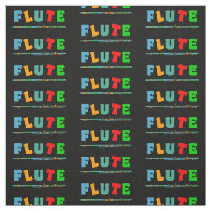 Colorful Flute Fabric