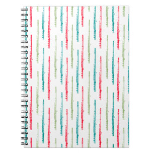 Colorful Flute Instrument Themed Music Student Notebook