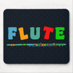 Colorful Flute Mouse Pad