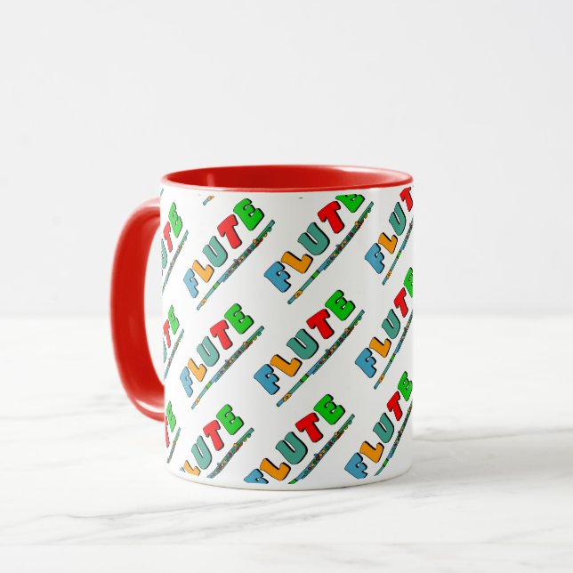 Colorful Flute Mug (Front Left)