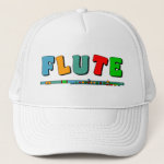 Colorful Flute Trucker Hat