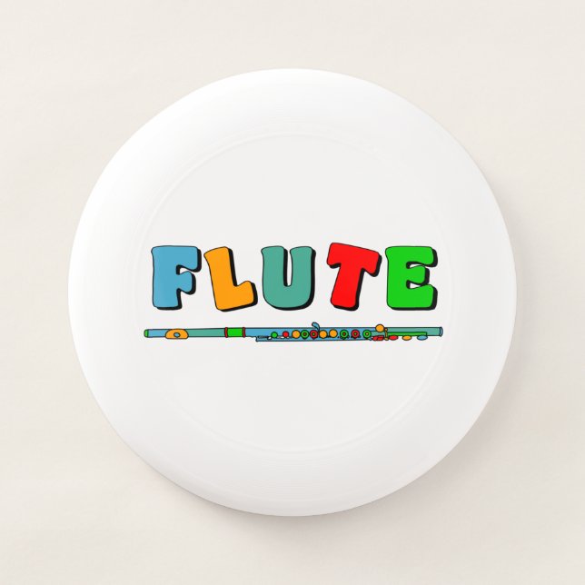 Colorful Flute Wham-O Frisbee (Front)