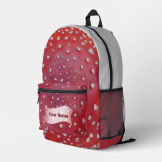 Colorful Fly Amantis Pattern Cust. Text Backpack