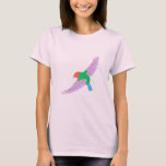 Colorful Flying Bird Art – Vibrant Nature-Inspired T-Shirt