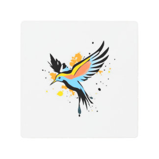 Colorful Flying Bird Wall Art