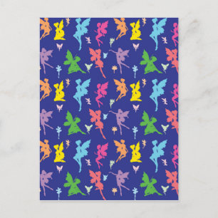 Colorful Flying Fairy Postcard