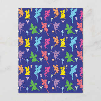 Colorful Flying Fairy Postcard