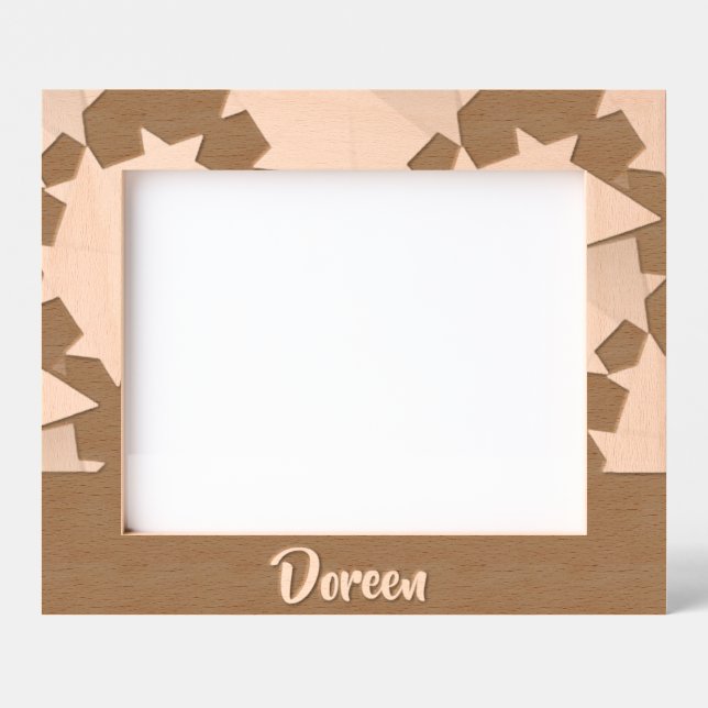 Colorful folded paper pattern engraved frames (Front)