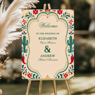 Colorful Folk Botanical Celebration Mexican Foam Board