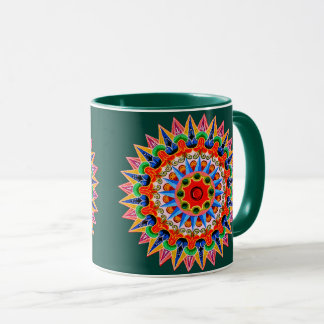 Colorful Folklore Design Mug