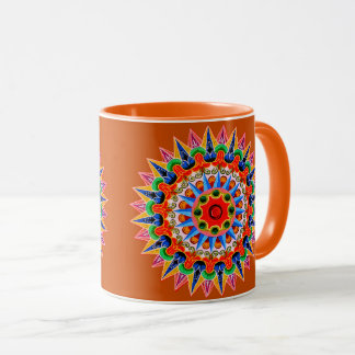 Colorful Folklore Design Mug