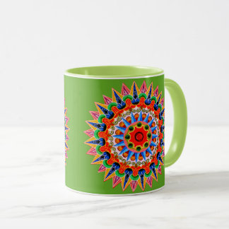 Colorful Folklore Design Mug