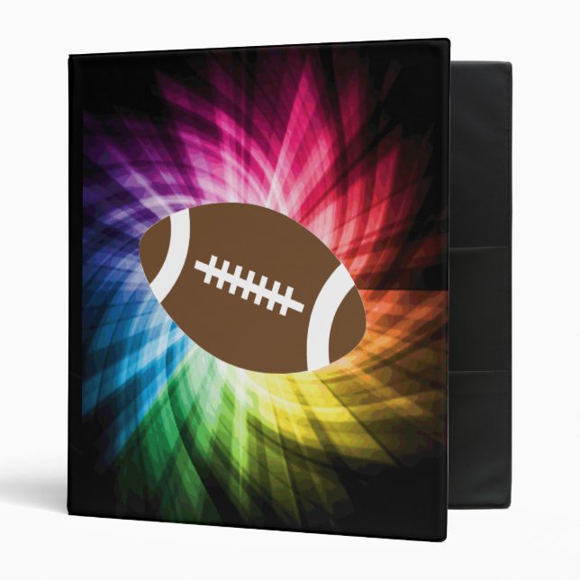 Colorful Football Binder (Front/Inside)