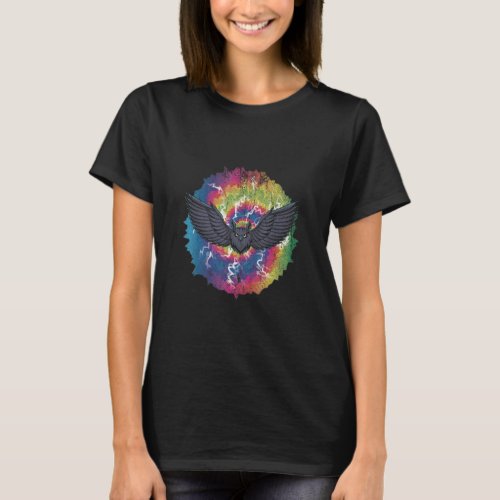Colorful Forest Animal  Predator Wise Bird Owl  T_Shirt